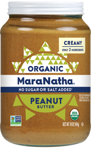 Organic Peanut Butter Creamy | No Sugar Or Salt Added | MaraNatha